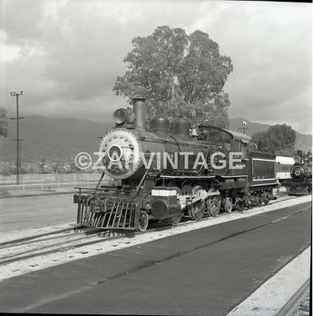 Vtg 1965 Steam Engine Griffith Park Travel Town Los Angeles CA Photo #2307