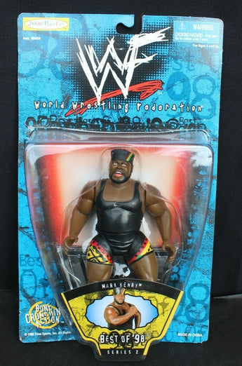 Mark Henry 1998 Series 2 WWF Best Of Wrestling Action Figure JAKKS Pacific NIB