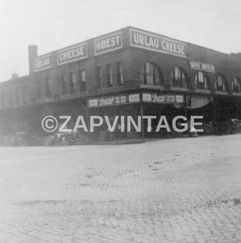 Vtg 1910 11th & Howard St Omaha Nebraska Shopping Center Store Photo Image #1696
