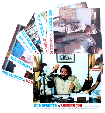 12 Vtg 1982 Bud Spencer Is Banana Joe Movie Film Press Kit Lobby Card 8X10