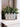 New White Artificial Plant W/Ceramic Fish Planter Vase Coastal Nautical Decor