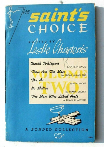 Vintage 1945 The Saints Choice By Leslie Charteris A Bonded Collection Book