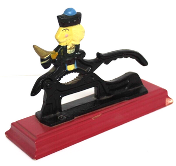 Vintage Cast Iron Paul Revere Soldier on Horse Nutcracker - Cheap Shipping