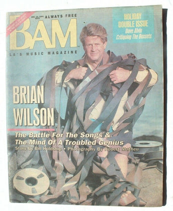 Vtg BAM LA's Music Magazine - December 13, 1991 Vol. 17 No. 24 Brian Wilson