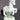 Vintage Porcelain Shabby Chic Horse W/ Flowers Figurine Opal Pearl Gloss Finish