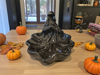 New Spooky Black 3D Demon Gothic Halloween Candy Food Party Decorative Bowl