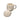 New Holiday Gold & White Santa Claus W/ Hat Handle Coffee Tea Mug W/ Lid Gift