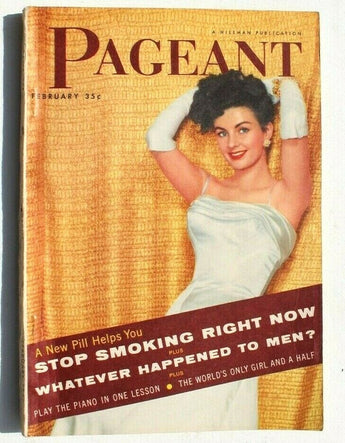 Vintage PAGEANT Magazine Hillman Publishing - February 1957 Vol. 12 No. 8