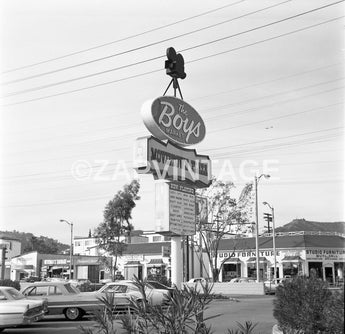 Vtg 1968 The Boys Market California Movietown Plaza West Los Angeles Photo #1661