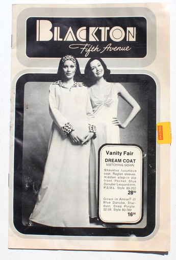 Vtg 1975 Blackton Fifth Avenue Store Bra (Vanity Fair) Shape Maker Bras Magazine