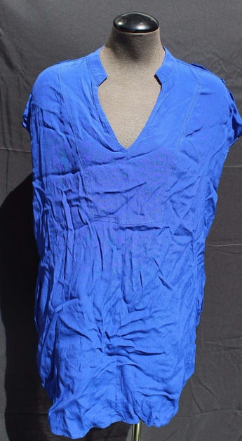 Swell BRAND Short Sleeve Blue Summer Hobo Dress Size - Medium