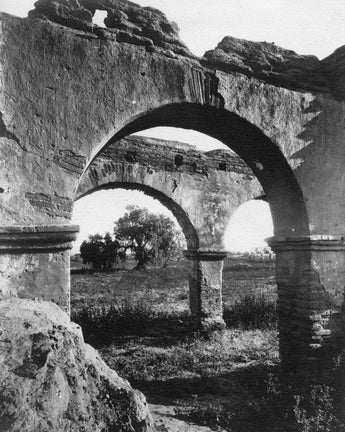 Vtg El Camino Real California Mission Arched Ruins Of San Luis Rey Photo #885