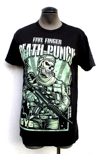 New 2017 Five Finger Death Punch GY6 (5FDP) Men's Graphic T-shirt Tee