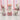 New Holiday Pink / White Girly 3 Poodle Hanging Christmas Tree Ornaments