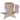 New Pink Ceramic Coffee Cup Mug Tea W/ Star & Moon Handle & Saucer Plate Set