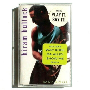 Sealed 1992 HIRAM BULLOCK Way Kool AUDIO CASSETTE TAPE Promo