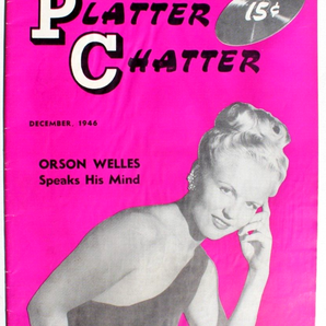 Vintage DECEMBER 1946 Platter Chatter Record Magazine - Peggy Lee