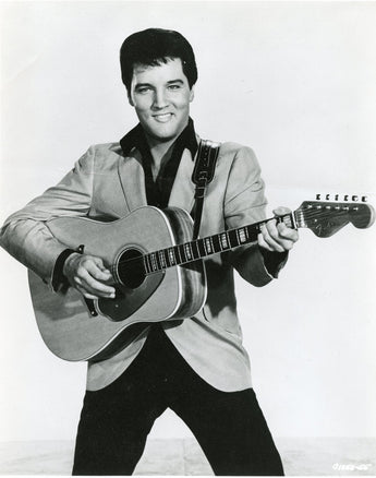Vtg RARE B&W Photo - Full Body Portrait Headshot of ELVIS PRESLEY #244