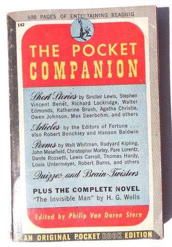 Vintage 1945 THE POCKET COMPANION Miscellaneous #142 Book 491 Pages