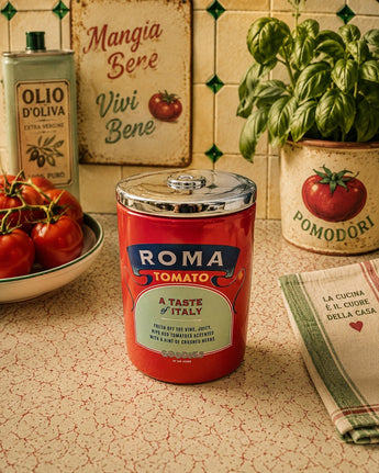 New Red Can Of Roma Tomato A Taste Of Italy Food Kitchen Candle Decor