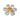 New LRG White Yellow Daisy Flowe Chip N Dip Veggie N Dip Party BBQ Serving Tray