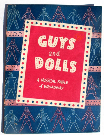 Vtg 1960s Guys And Dolls Souvenir Musical Fable Of Broadway PROGRAM Booklet