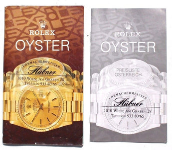 Vintage ROLEX OYSTER German Watch Collection Catalog