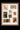 New BP Home Woven Embroidered Textile Wall Art U.S Postal Mailing Stamps 12"x14"