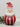 New Red & White Ceramic Santa Claus Storage Kitchen Cookie Jar Decorative