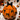 New Halloween Spooky Ceramic Pumkin Cookie Jar W/ Black Bows Decorative Canister