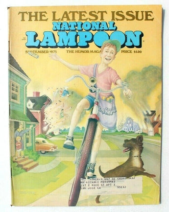 Vintage Sept 1976 National Lampoon Magazine (The Latest Issue)