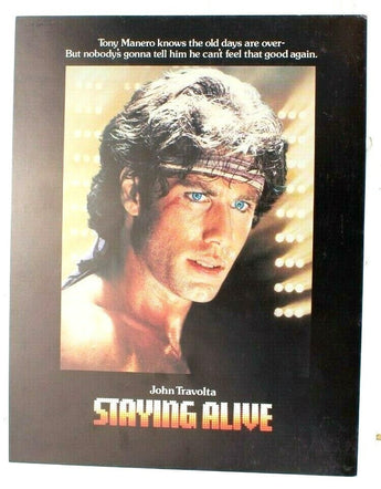 Promo Movie Theatre Advance Screening Brochure 1983 Staying Alive John Travolta