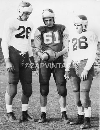 Vintage 1940s Huntington Beach High School Football Team Players Photo #2731