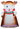New Brown Christmas Holiday Retro Winking Reindeer Party Server Tray Plate