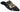 Black Fox Print Slip-On Loafers Sparkling Rhinestones & Pearl Embellishments 7.5