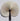 Vintage 1960s Chinese Hand Held Paper Fan W/ Flower & Frog In Pond