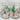 Vtg 1980s Set Of 5 Christmas Holiday Christmas Tree Glasses Tumblers 16oz