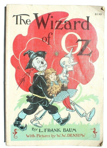 Vtg 1956 The Wizard of Oz L Frank Baum Pictures W. W. Denislow Reilly & Lee Book