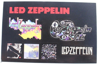 New 2015 Led Zeppelin II Edition PROMO Sticker Sheet - Rare