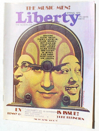 Vintage Liberty Nostalgia Magazine "The Music Men" (Spring 1973) Benny Goodman