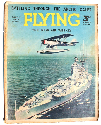 Vtg AUG 27, 1938 Flying Aviation Magazine Vol. 1 No. 22 Air Weekly