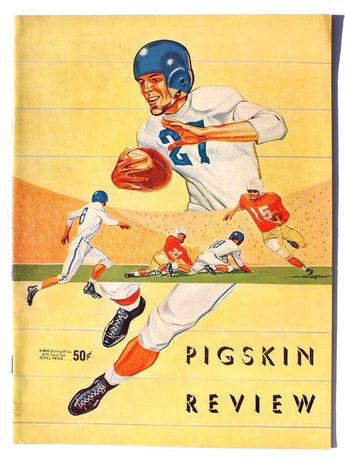 Vtg 1956 Pigskin Review Southern California Vs University CA Football Program