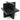 Black Ceramic MCM Abstract Geometrical Plus Symbol Figurine Room Decor
