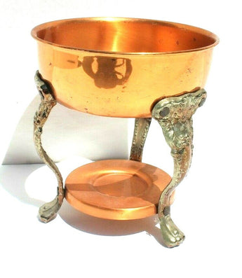 Vintage Victorian Copper Warmer Chafing Dish Base Only