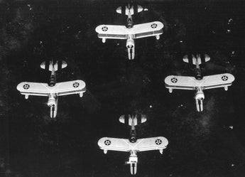 Vtg B&W WWII World War Two Military U.S. Navy Aircraft Airplanes Photo #740