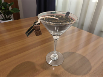 New Retro LRG Expresso Martini W/ Coffee Beans Candle Home Decor Gift Birthday
