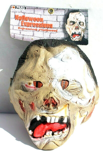 2003 Vtg PMG Halloween Expressions Horror Monstrous Monster Scary Mask Latex