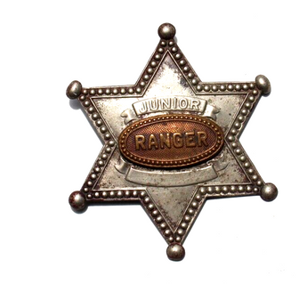Vintage Star Western Junior Ranger California Badge