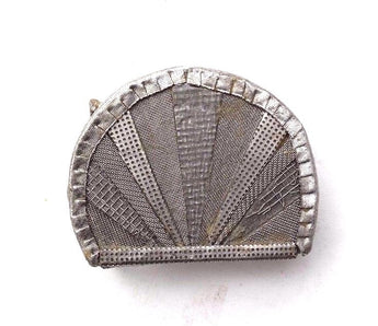 Vtg 1960s Hollywood Lights Modernist Belt Buckle Pendant Abstract Organic #25
