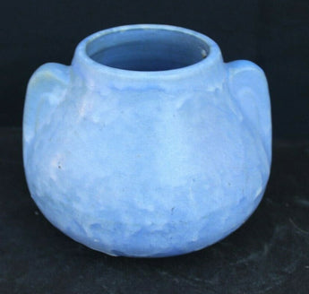 Vtg MCM CALIFORNIA CA Pottery - McCoy Blue Tudor Flower Pot